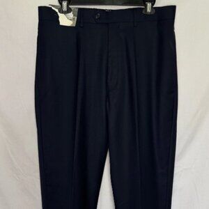 Daniel Cremieux Signature Collection Men's Trousers Navy Wool 34x30 New With Tag